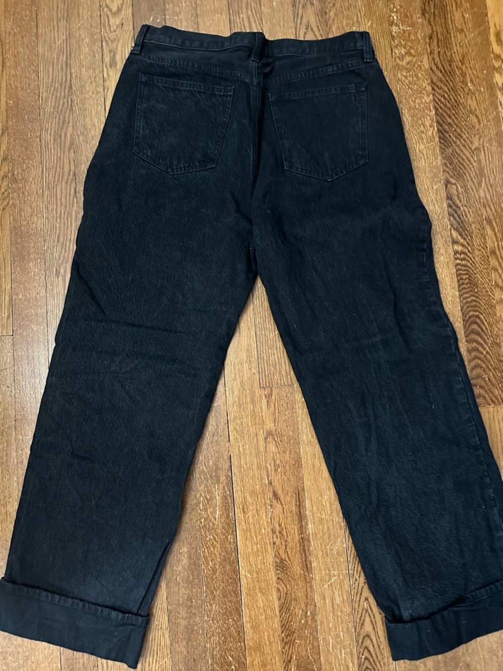 Abercrombie & Fitch Black High-Rise Loose Jeans - Picture 5 of 5